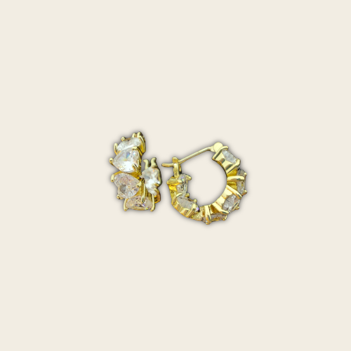 Pendientes Golden Hearts