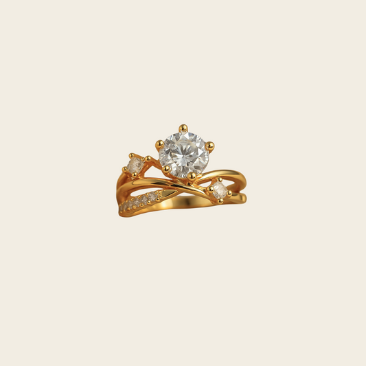 Anillo Cosmos Dorado
